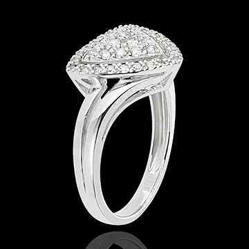 Anillo Navyte - oro blanco 18 quilates y diamantes