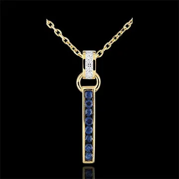 Pendentif Shalima - or jaune 9 carats