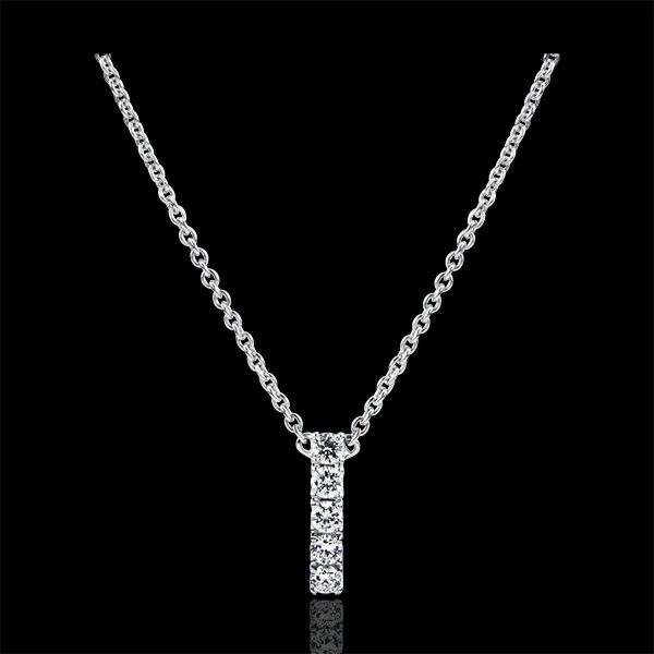 Collier Abundance - Cartridge- white gold 18 carats and diamonds