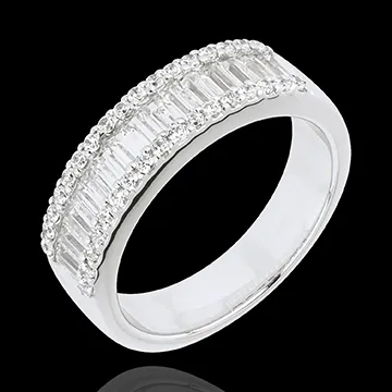 Anello Fantasmagoria - Luce Infinita - Oro bianco - 18 carati - 49 diamanti - 1.63 carati