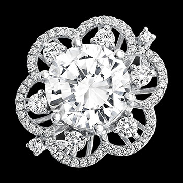 Floréa Ring – Recycled 9ct White Gold and Lab-Grown Diamonds