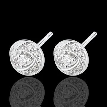 Cercei Destin - Artemisia - aur alb de 18k şi diamante