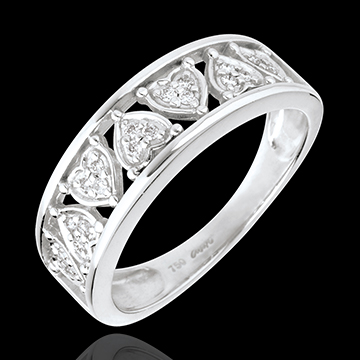 Bague Destinée - Clothilde - or blanc 18 carats