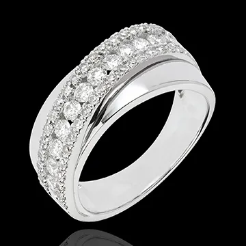 Bague Destinée - Victoria - or blanc 18 carats