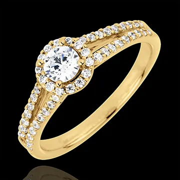 Bague de Fiançailles Destinée - Joséphine - diamant 0.3 carat - or jaune 18 carats