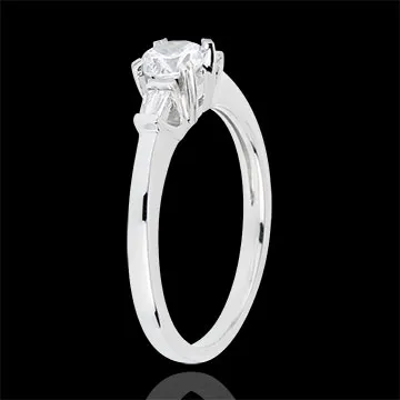 Engagement Ring Destiny - Solitaire Ring My Angel - white gold 18 carats