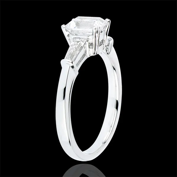 Anello di fidanzamento Destino- Solitario Sublime Amore - Oro bianco - 18 carati - Diamanti - 1.25 carati