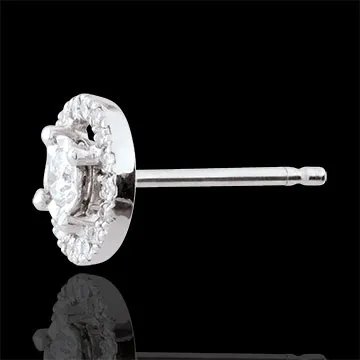 Pendientes Destino - Favorito - oro blanco 9 quilates