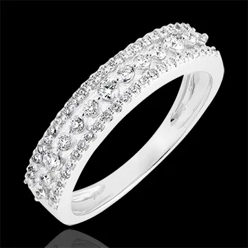 Ring Leven - Diane - wit goud 18 karaat en diamanten
