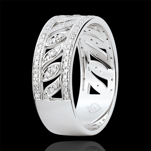 Destiny Ring - Theodora - 52 diamonds - white gold 9 carats