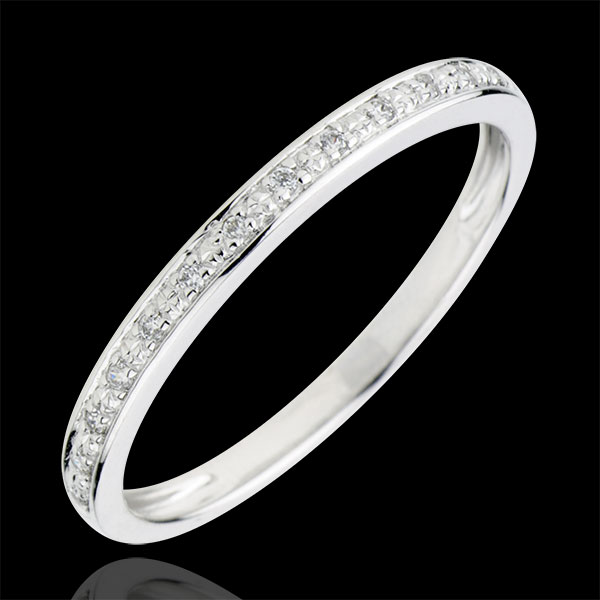 Diamond Flashes Wedding Ring - 9 carats