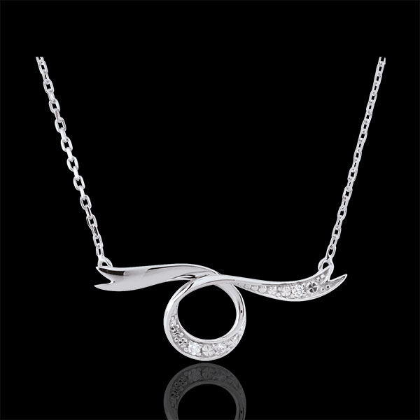 Dreamy Ribbon Necklace - 18 carats