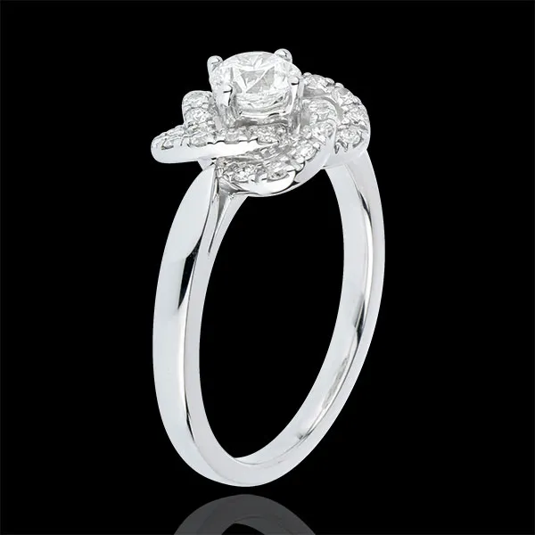 Solitaire Ring Eclosion - Carat's Rose