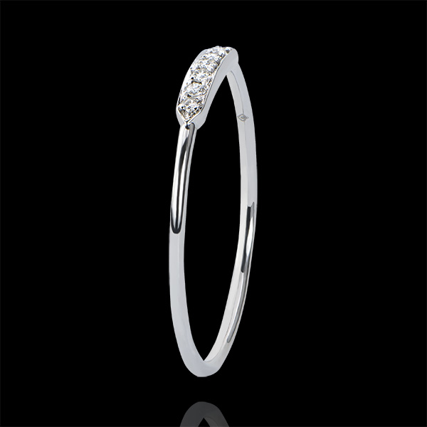 Engagement Ring Abundance - Balance - white gold 18 carats and diamonds
