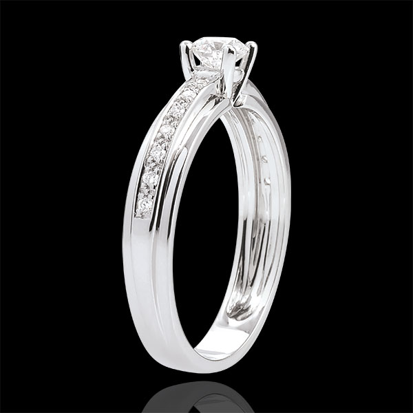 Engagement Ring Solitaire Destiny - My Queen - variation - white gold - 18 carat