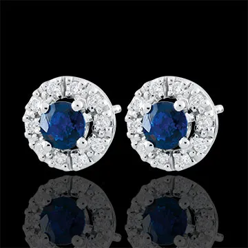 Clévia Sapphire Earrings - 18 carats