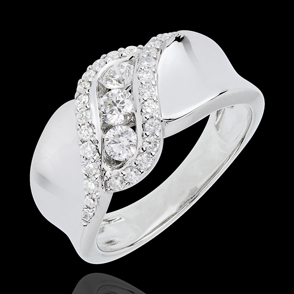 Ring Destiny Trilogy - Scheherazade - white gold