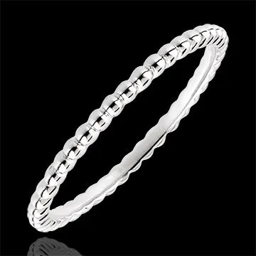 Ring Fleur de Sel - Weißgold