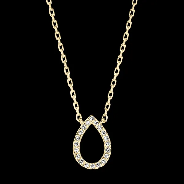 Collier Fraîcheur - Alphée - or jaune 18 carats et diamants