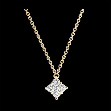 Collier Fraîcheur - Dina - or jaune 18 carats et diamants