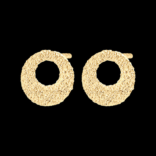Boucles d'oreilles Puces Fraîcheur - Circulus - or jaune 18 carats