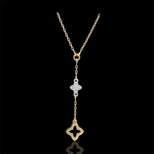 Bi-colour Gold and Diamond Augusta Necklace