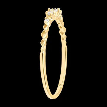Elvine Ring – 9ct Yellow Gold and Lab-Grown Diamonds