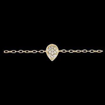 Bracelet Fraîcheur - Alphée - or jaune 18 carats et diamants