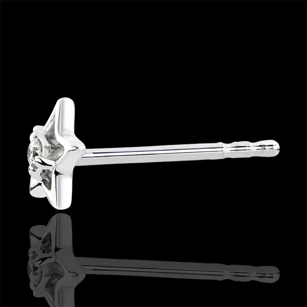 Earrings Abundance - My star - white gold 18 carats and diamonds