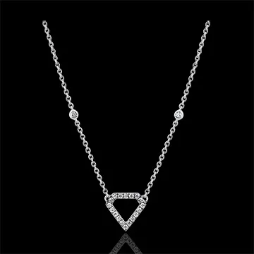 Necklace Abundance - Diamantra - white gold 18 carats and diamonds