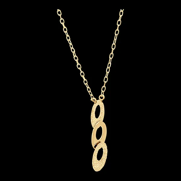 Freshness Necklace - Trio Circulus - 18 carat yellow gold