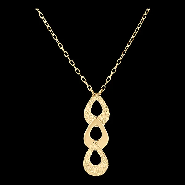 Freshness Necklace - Trio Pira - 18 carat yellow gold