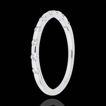 Alliance Oriane - or blanc 18 carats