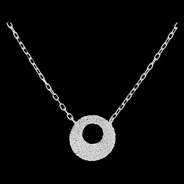 Collier Fraîcheur - Circulus - or blanc 18 carats