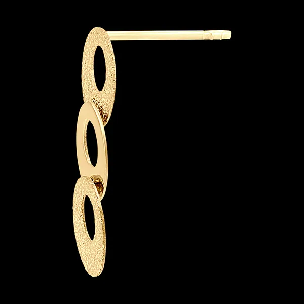 Freshness Stud Earrings - Trio Circulus - 18 carat yellow gold