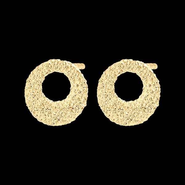 Freshness Stud Earrings - Circulus - 9 carat yellow gold