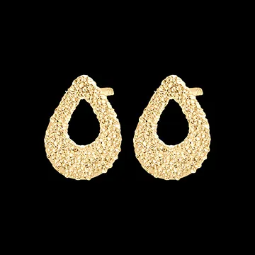 Freshness Stud Earrings - Pira - 18 carat yellow gold
