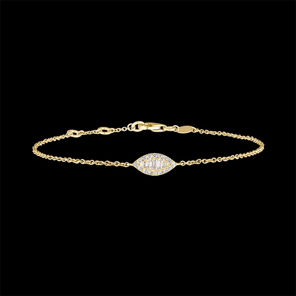 Freshness Bracelet - Rising Look - yellow gold 18 carats and diamonds