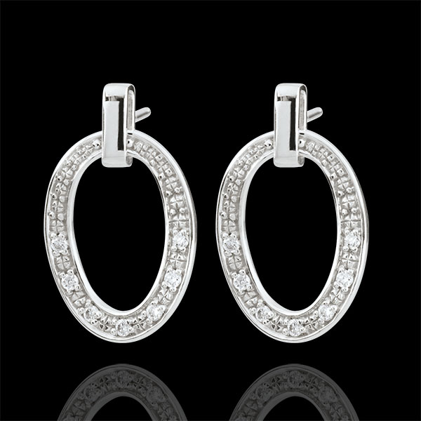 Ovalia Earrings - 18 carats