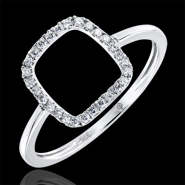 Ring Abundance - Nude - white gold 18 carats and diamonds