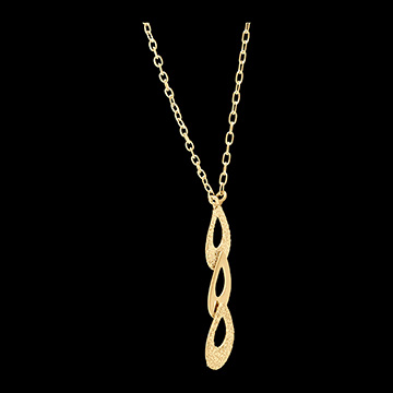 Freshness Necklace - Trio Pira - 18 carat yellow gold