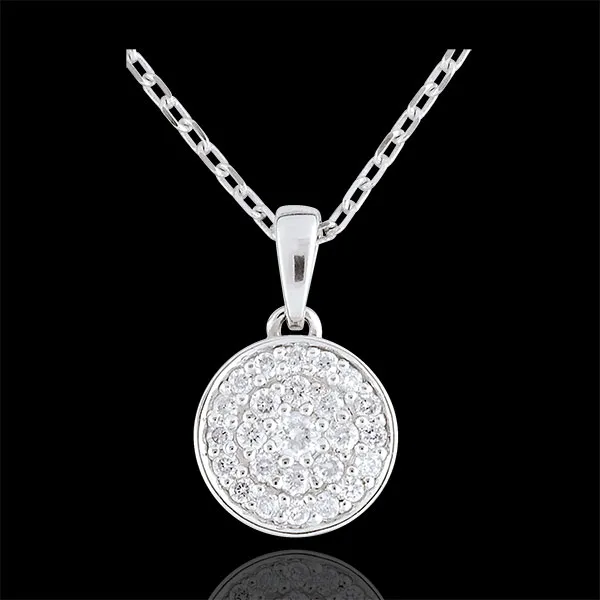 Collier Mille Meraviglie - Oro bianco - 9 carati -25 Diamanti - 0.16 carati