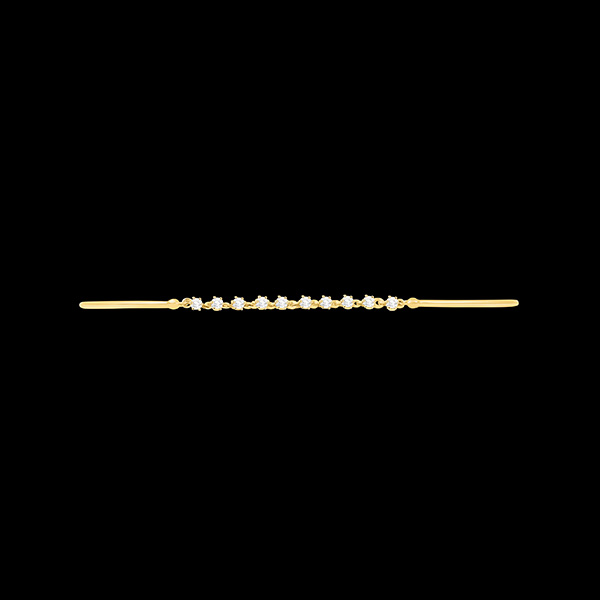 Bracciale Grazile - oro giallo 9 carati con diamanti