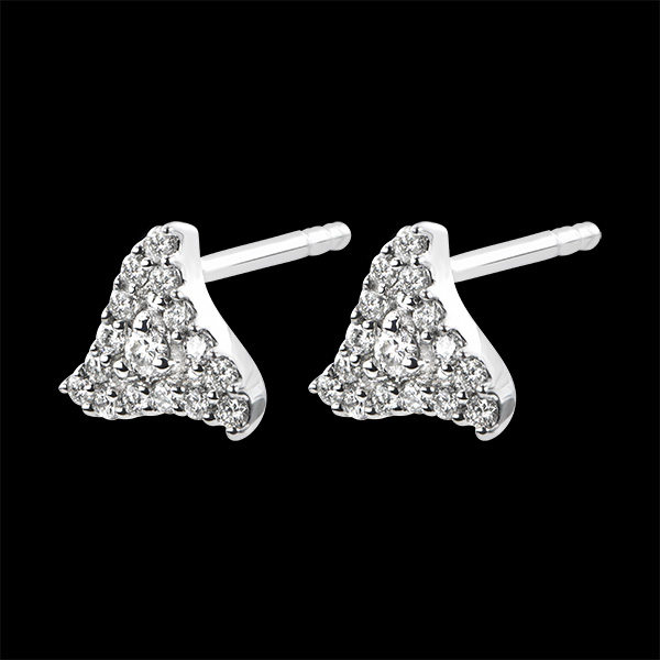 Orecchini Abbondanza - Zenith - oro bianco 18 carati e diamanti