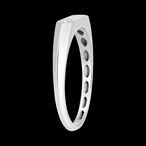 Anello Freschezza - Rea - oro bianco 9 carati e diamanti