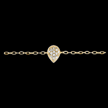 Brazalete Frescura - Alfeo - oro amarillo de 9 quilates y diamantes