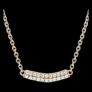 Collar Frescura - Isla - oro amarillo 18 quilates y diamantes