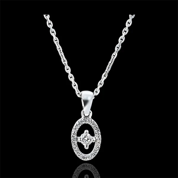 Colgante Abundancia - Petite Pampille - oro blanco de 18 quilates
