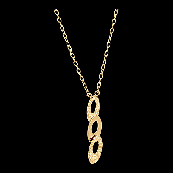 Collar Frescura - Trio Circulus - oro amarillo de 18 quilates