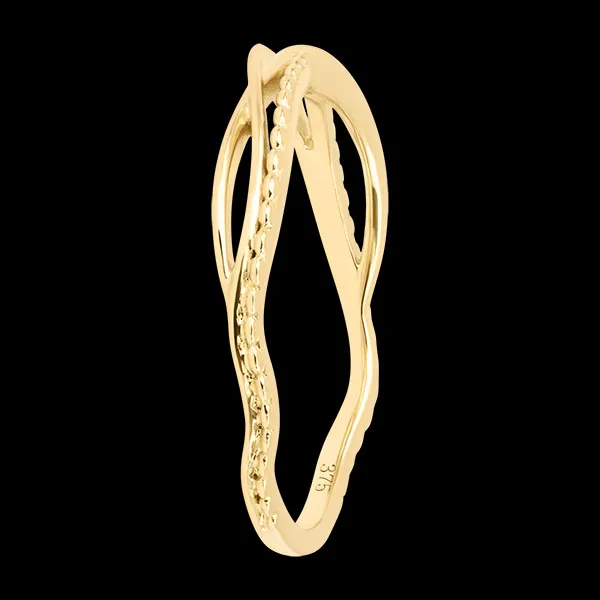 Anillo Aure – Oro amarillo de 9 quilates